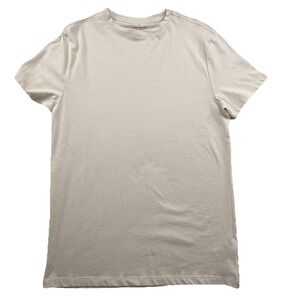 DANIEL HECHTER Paris T-Shirt Mens Small Tan 100% Pima Cotton Crewneck T-Shirt